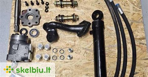 MTZ 82 hidraulinio vairo sistemos komponentai