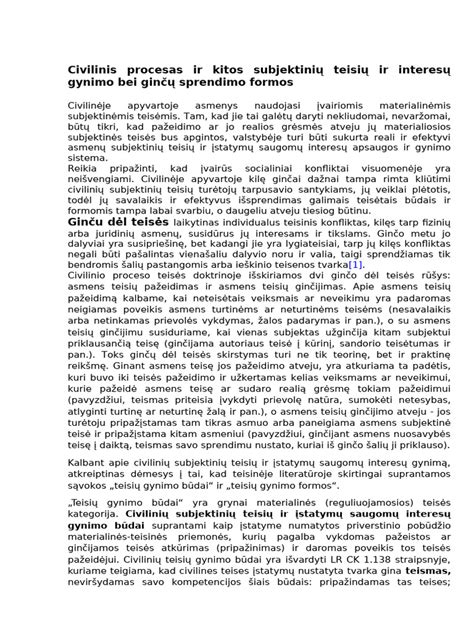 ginčų sprendimo schema