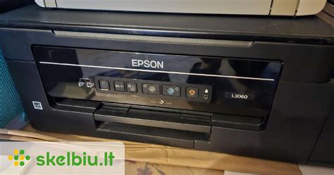 Epson L3060 spausdintuvo vidinė struktūra ir rašalo keliai