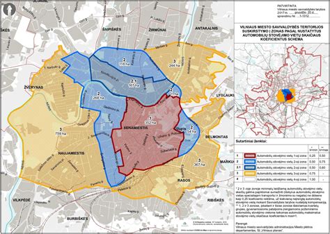 Kauno miesto automobilių stovėjimo aikštelių schema