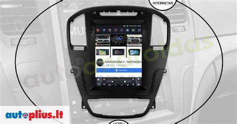 Opel Insignia su nauja planšetės stiliaus multimedija