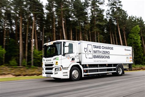 Elektrinis Scania sunkvežimis