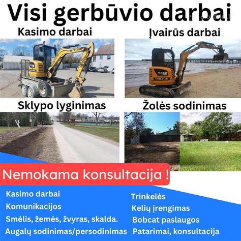 Sklypo paruošimo darbai ir gerbūvio įrengimas