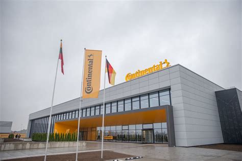 Continental padangų gamyklos istorija ir inovacijos