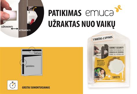 Simbolis - užraktas nuo vaikų