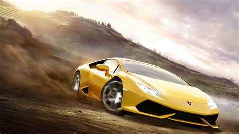 Forza Horizon 2 žaidimo viršelis su Lamborghini Huracán