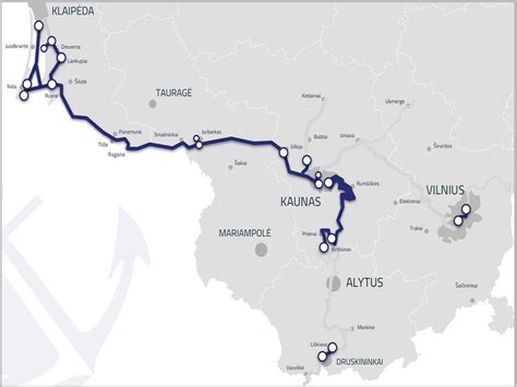 Lietuvos vidaus vandenų keliai su navigacijos ženklais