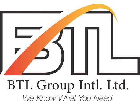 BTL Group logotipas ir įmonių tinklas