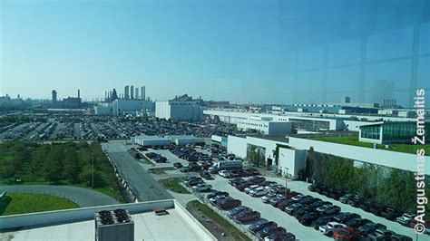 Istorinis Ford gamyklos vaizdas Detroite