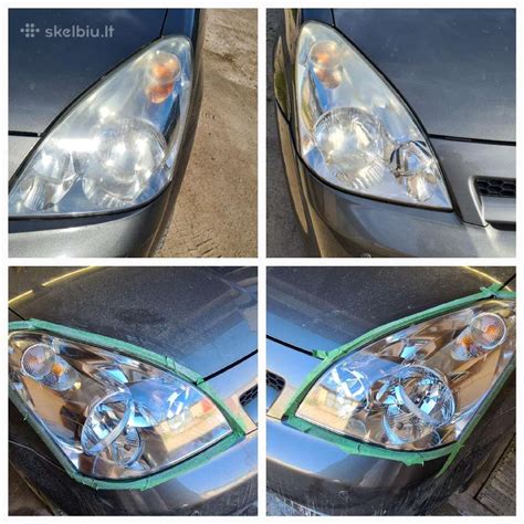 Sugedę žibintų reflektoriai