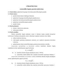 Automobilio degalų sąnaudų skaičiavimo schema