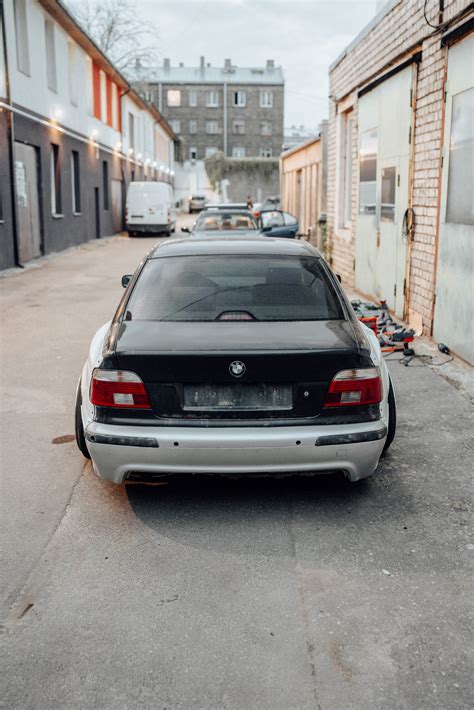 BMW E39 interjeras su šildymo mygtukais