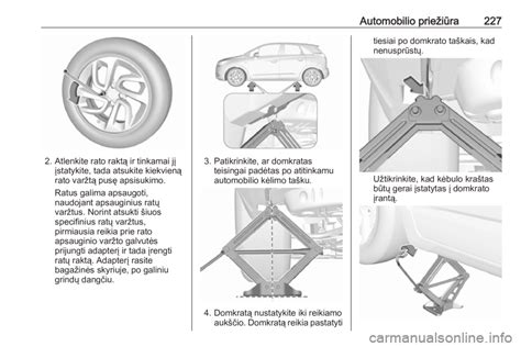 Automobilio atramos po pakeltu automobiliu