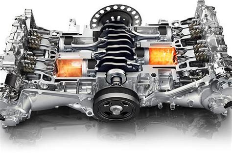 4 cilindrų opozicinis variklis