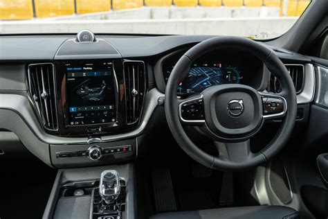 Volvo XC60 garso nustatymų meniu ekrane
