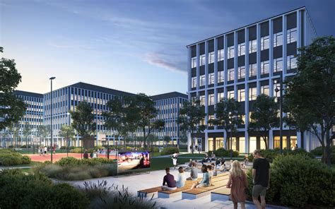 Vizualizacija optimalaus biuro išplanavimo su darbo vietomis, poilsio zonomis ir posėdžių salėmis