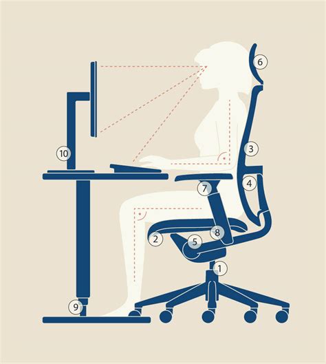 Nuotrauka su moderniu darbo stalu ir ergonomiška kėde