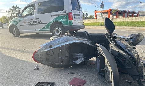 motorolerio avarija Pakruojyje
