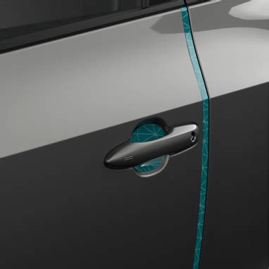 apsauginė plėvelė ant automobilio durelių rankenos