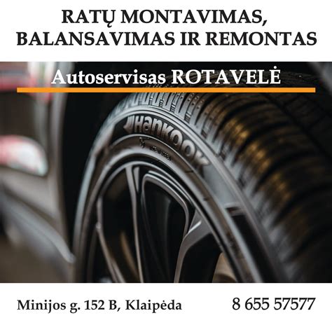 Padangų montavimas autoservise