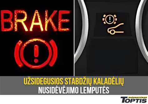 Schematinis stabdžių lemputės pakeitimo paveikslėlis