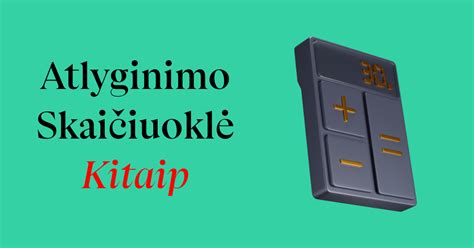 Atlyginimo palyginimas (schematiškai)
