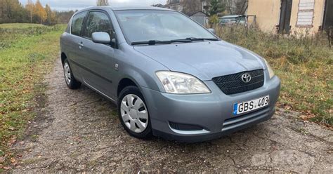 Toyota Corolla 2002m. automobilio detalių katalogas