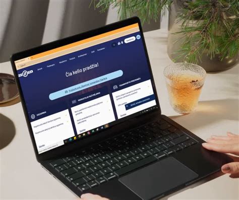 VĮ „Regitra“ interneto svetainės pagrindinis puslapis