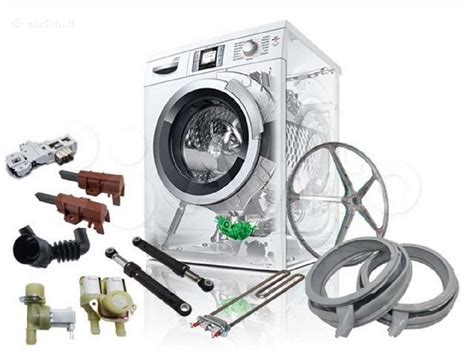 Įvairios skalbimo mašinų dalys