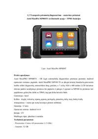 Automobilio elektros sistemos diagnostika