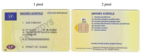 Išmaniojo tachografo pavyzdys