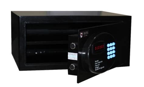 Saugių daiktų laikymo seifas viešbučio kambaryje