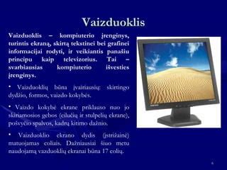 Grafikas, vaizduojantis svarbiausias borto kompiuterio funkcijas