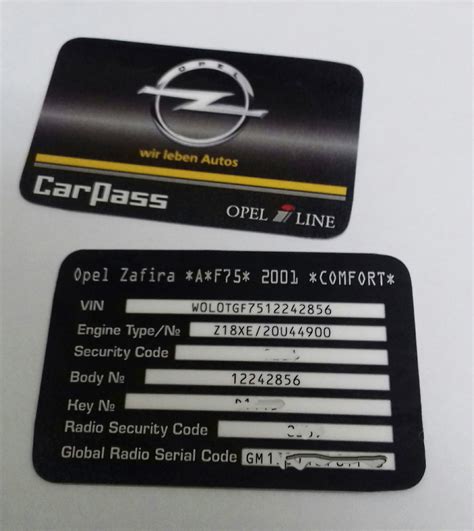 Opel magnetolos su CARPASS kortele