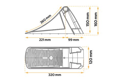 Schema su priekabos ratų tvirtinimo matmenimis