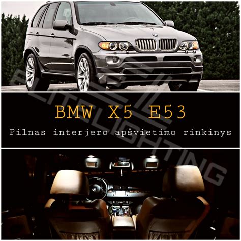 Schematinis BMW X5 E53 numerio apšvietimo žibintų išdėstymas bagažinės dangtyje