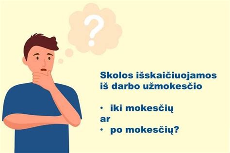 Infografika: išskaitų ribos iš darbo užmokesčio