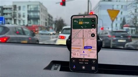Sunkvežimio navigacijos programėlės sąsaja