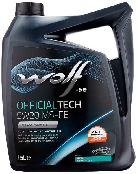 Palyginamoji lentelė: ACEA C5-16 vs MB 229.71 approved WOLF OFFICIALTECH 0W20 MS-MFE