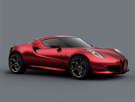 Alfa Romeo 4C raudonas priekis