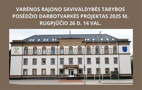 Žemėlapis su Varėnos rajono savivaldybės ribomis