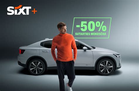 Žemėlapis su SIXT automobilių nuomos punktais Lietuvoje