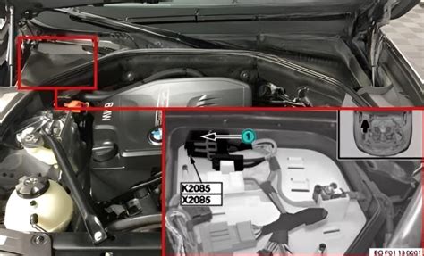 BMW F01 durų spynos schema