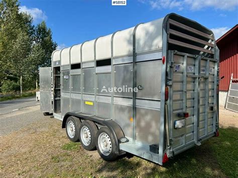 Naudotos priekabos gyvuliams