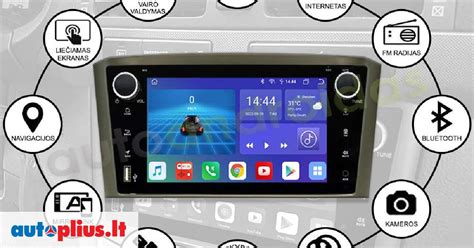 Skydelis su navigacijos sistema Toyota Avensis
