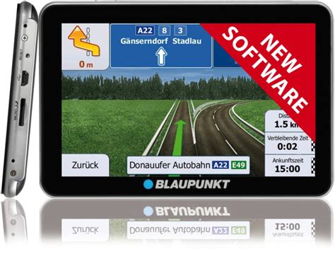 Blaupunkt TravelPilot 53 CAM EU prietaiso ekranas su meniu