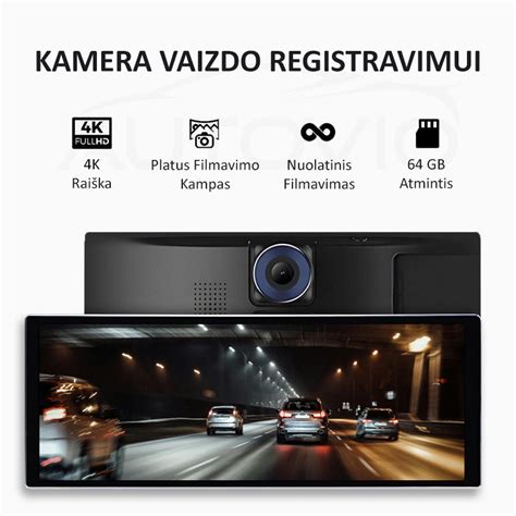 Naujo automobilio su SND sistema vaizdas