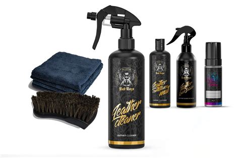 Odinių vairo priežiūros priemonių rinkinys