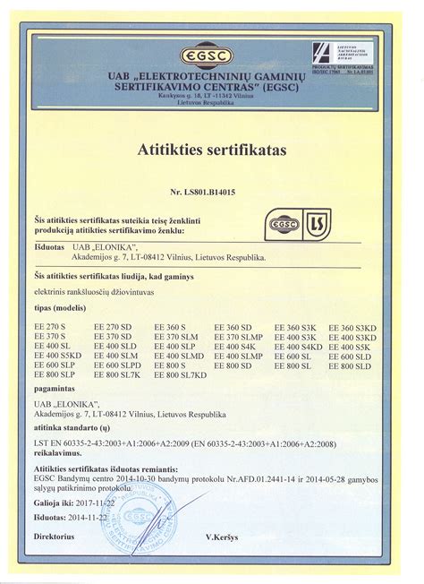 Naujo automobilio atitikties sertifikatas