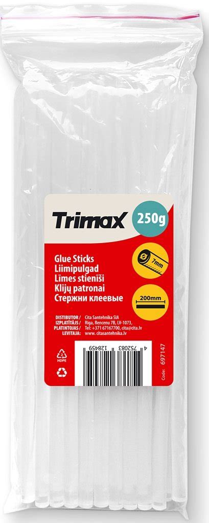 Populiariausių skystų klijų pakuotės